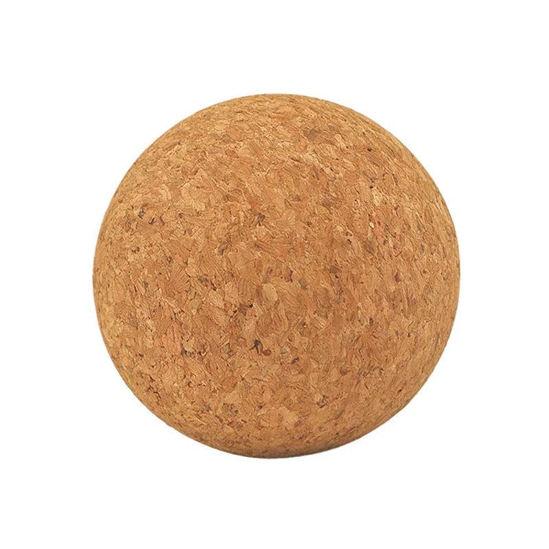 Cork Massage Ball — Back & Foot Myofascial Therapy for Muscle Relaxation, Tension Release & Trigger Point Massage