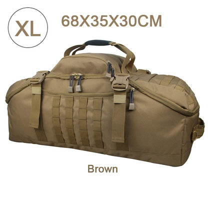 LQARMY Tactical Military Backpack – 30L/45L/80L 3-in-1 Gym, Camping, Travel Bag