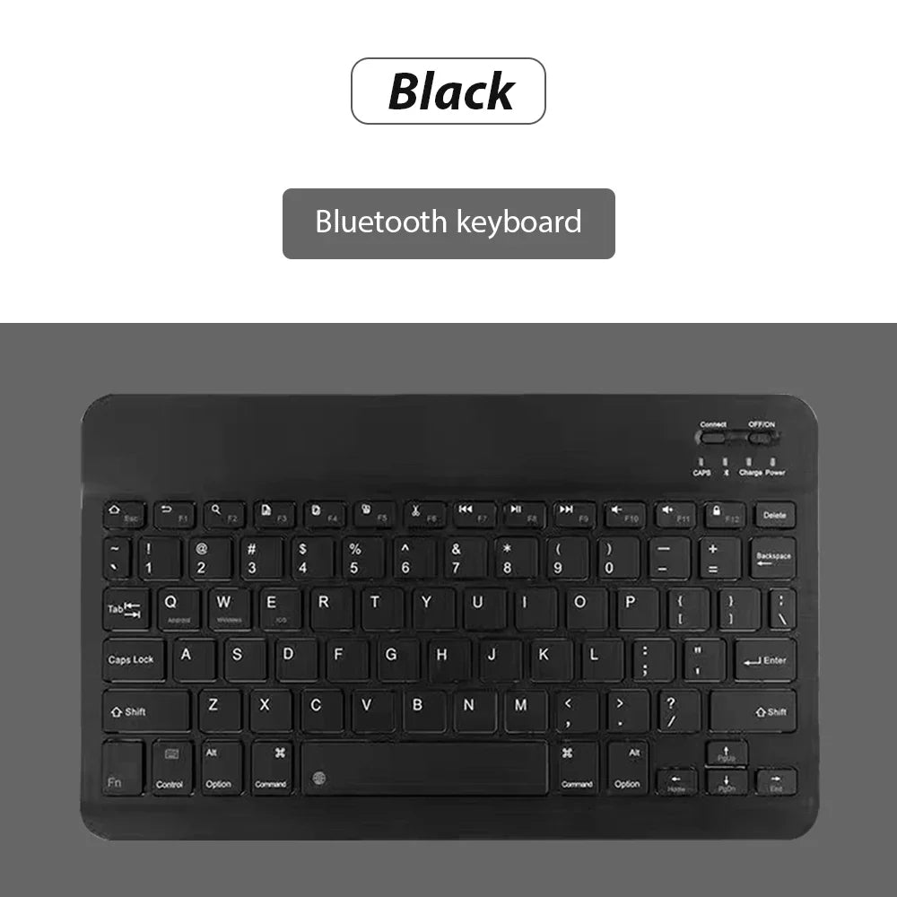 Mini Bluetooth Wireless Keyboard Set - Universal Phone Tablet iPad Keyboard and Mouse Accessories
