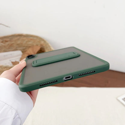 Matte Stand Case for iPad Air, Pro & Mini – Hard Kickstand Tablet Cover for 9.7" to 11" Models (4th-10th Gen)