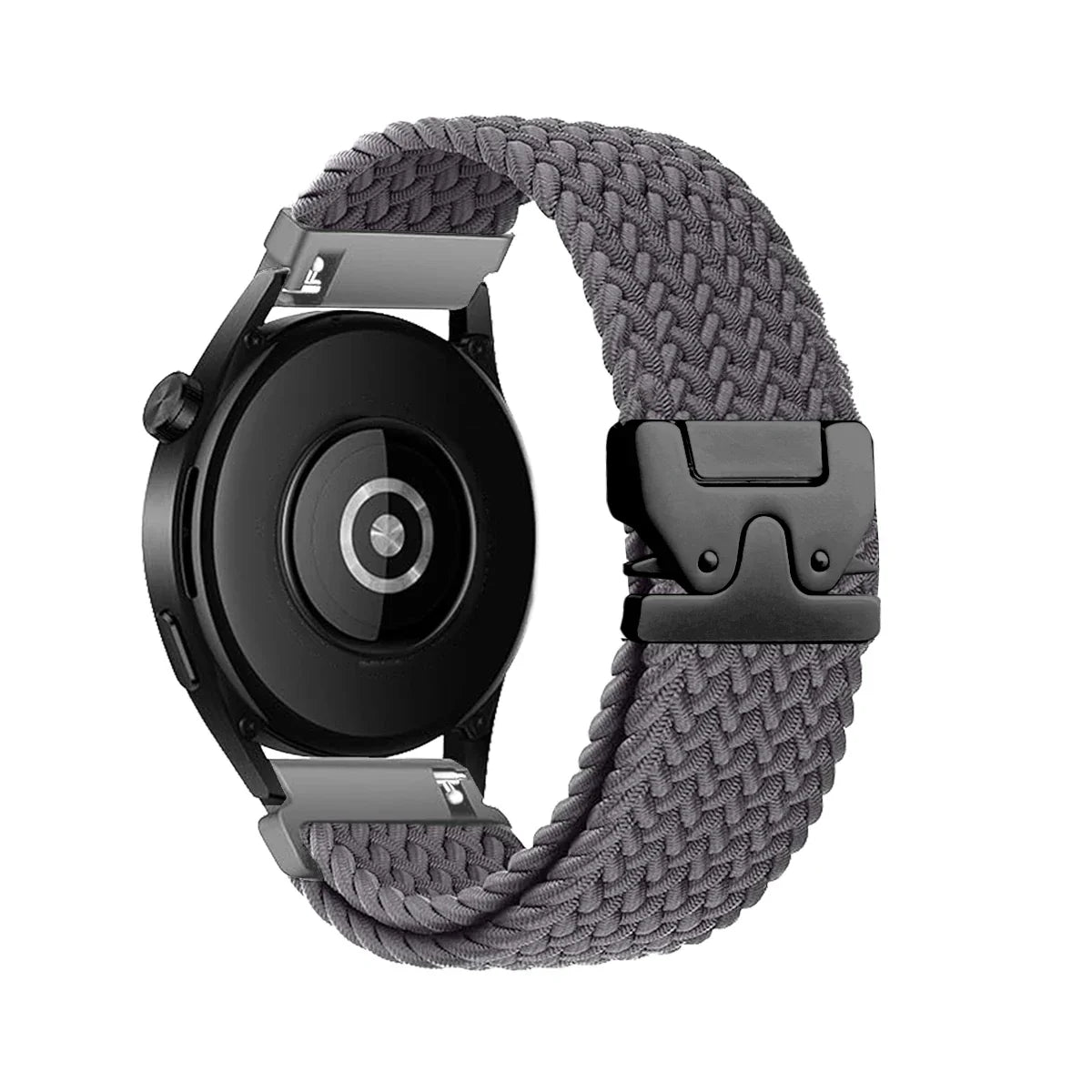 Braided Loop Watch Band – 18/20/22mm Parachute Style Strap for Garmin Venu/3/3S, Forerunner 265/265S/645, Samsung & Huawei GT Watches