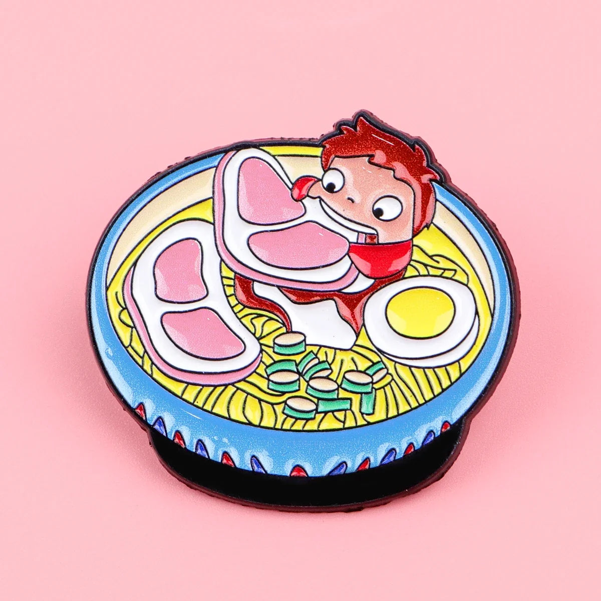 Cute Anime Enamel Pin Set - 2PCS Brooch Badges for Backpacks, Hats, Lapels & Cosplay Accessories