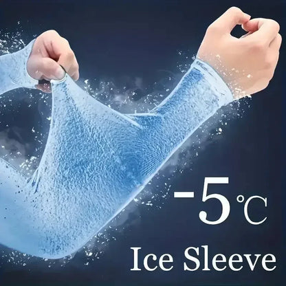 Cooling Arm Sleeves - Ice Silk UV Sun Protection Covers for Cycling, Golf & Outdoor Sports