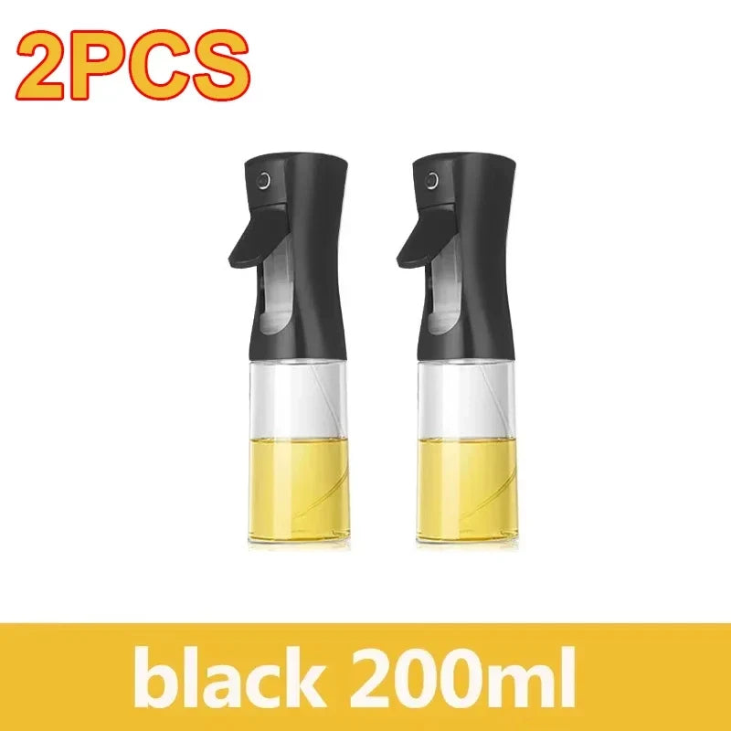 Oil Spray Bottle - 200/300/500ml Cooking Olive Oil Sprayer for BBQ Baking Vinegar & Kitchen Use