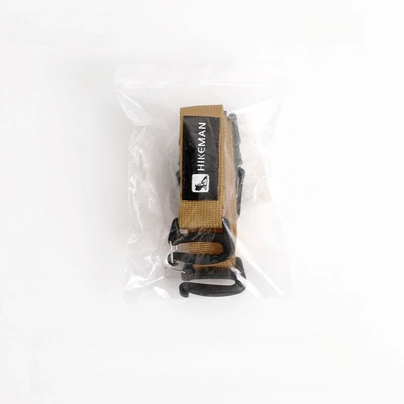 Adjustable Luggage Straps - 18.5-49.5cm Wear-Resistant Buckle Packing Straps for Travel & Hiking