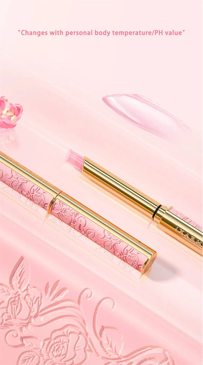 Honey Peach Magic Color Lipstick – Temperature-Change Moisturizing Lip Balm, Nourishing & Long-Lasting Bright Lip Makeup