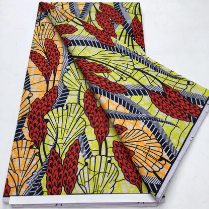African Wax Print Fabric - Nigerian Ankara Batik Dutch Fabric for Women’s Dresses & Sewing Materials