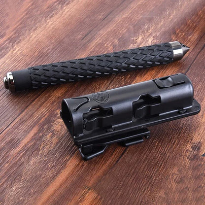 360° Rotating Baton Holster - Tactical Telescopic Baton Stand for Police & Security Gear