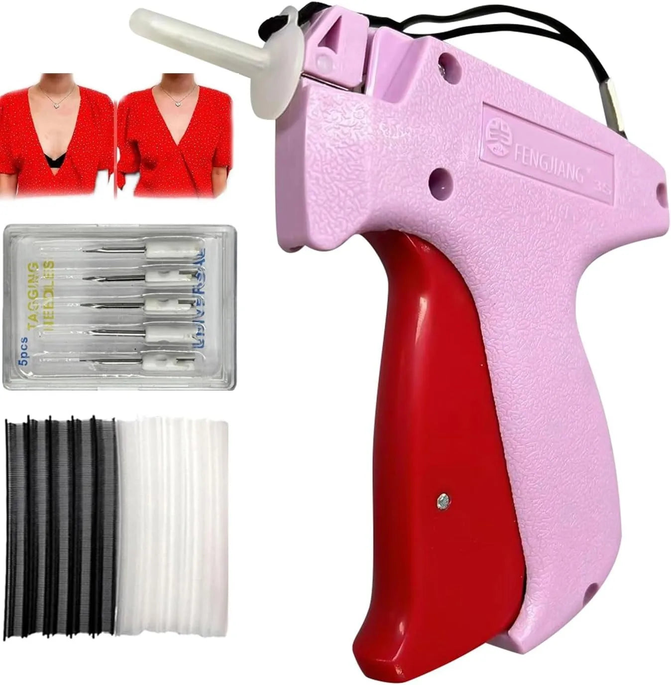 Clothing Fixer Mini Stitch Gun — Fine Stitch Tagging Tool for Sewing, Quilting & Hemming