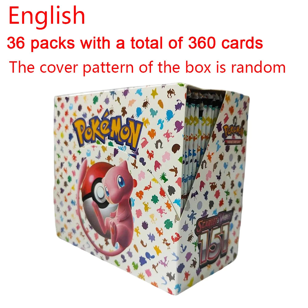 360PCS Pokémon Trading Card Booster Set – Destined Rivals, Prismatic Evolutions & Scarlet & Violet 151 PALDEAN English Cards Pack