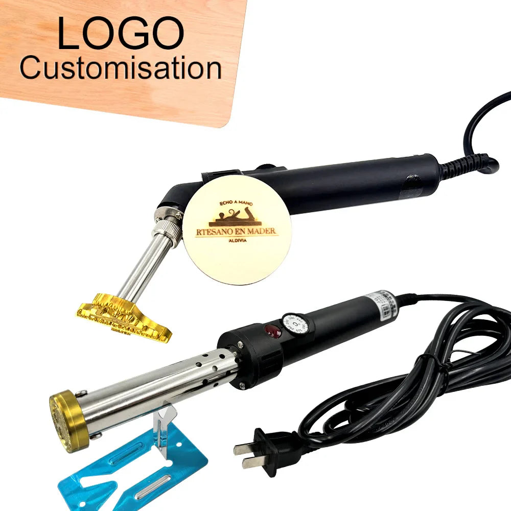Handheld Copper Hot Stamping Machine – Electric Branding Iron for Wood, Leather & Cake DIY Crafts