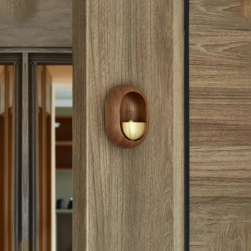 Wooden  Wind Chime Door Bell – Home & Room Decor, Front Door Reminder Bell