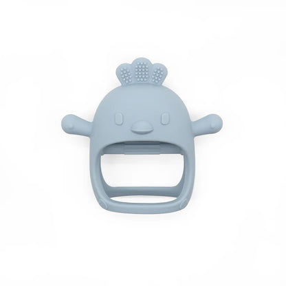 Baby Chick Silicone Teether - Cartoon Hollow Chewing Toy for Infant Teething Training & Care
