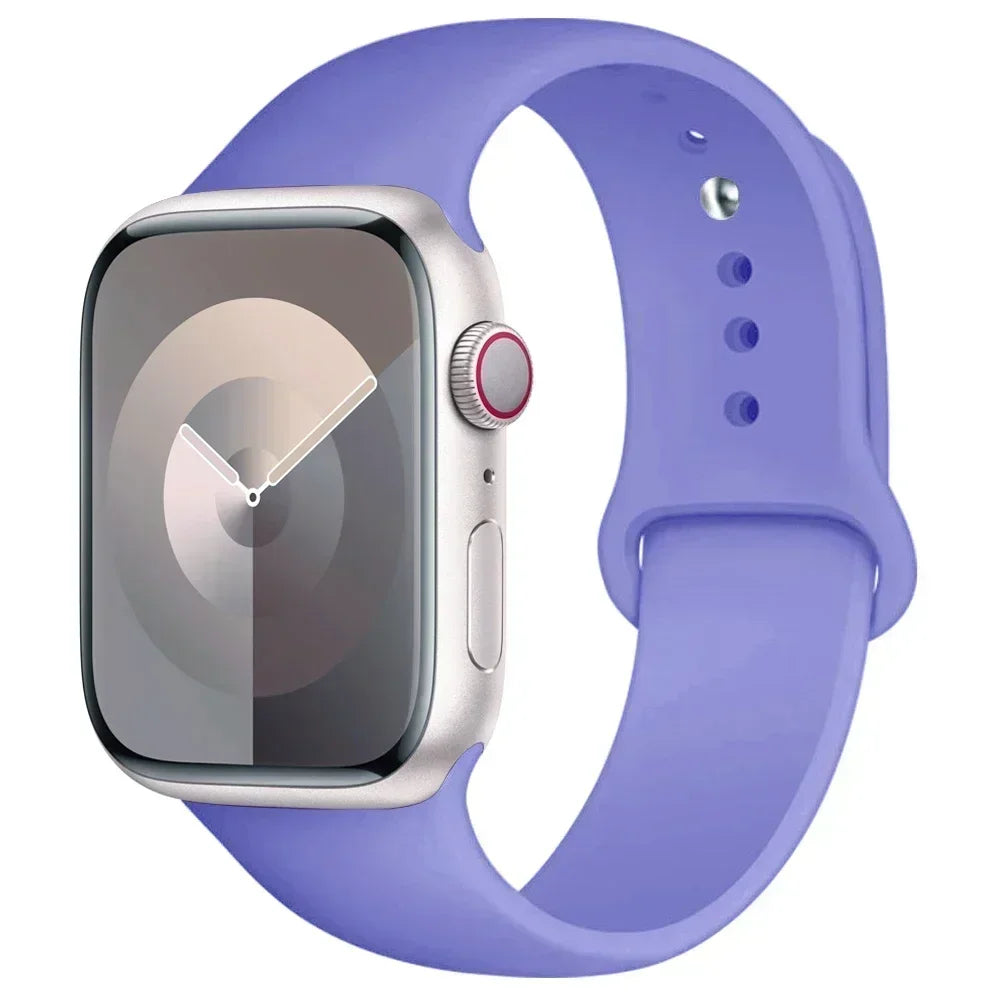 Silicone Sport Band for Apple Watch — Fits Ultra 2/3 & Series 11–SE (40–49mm)