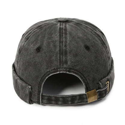 Washed Hip Hop Cap - Unisex Soft Top Street Style Farmer Hat