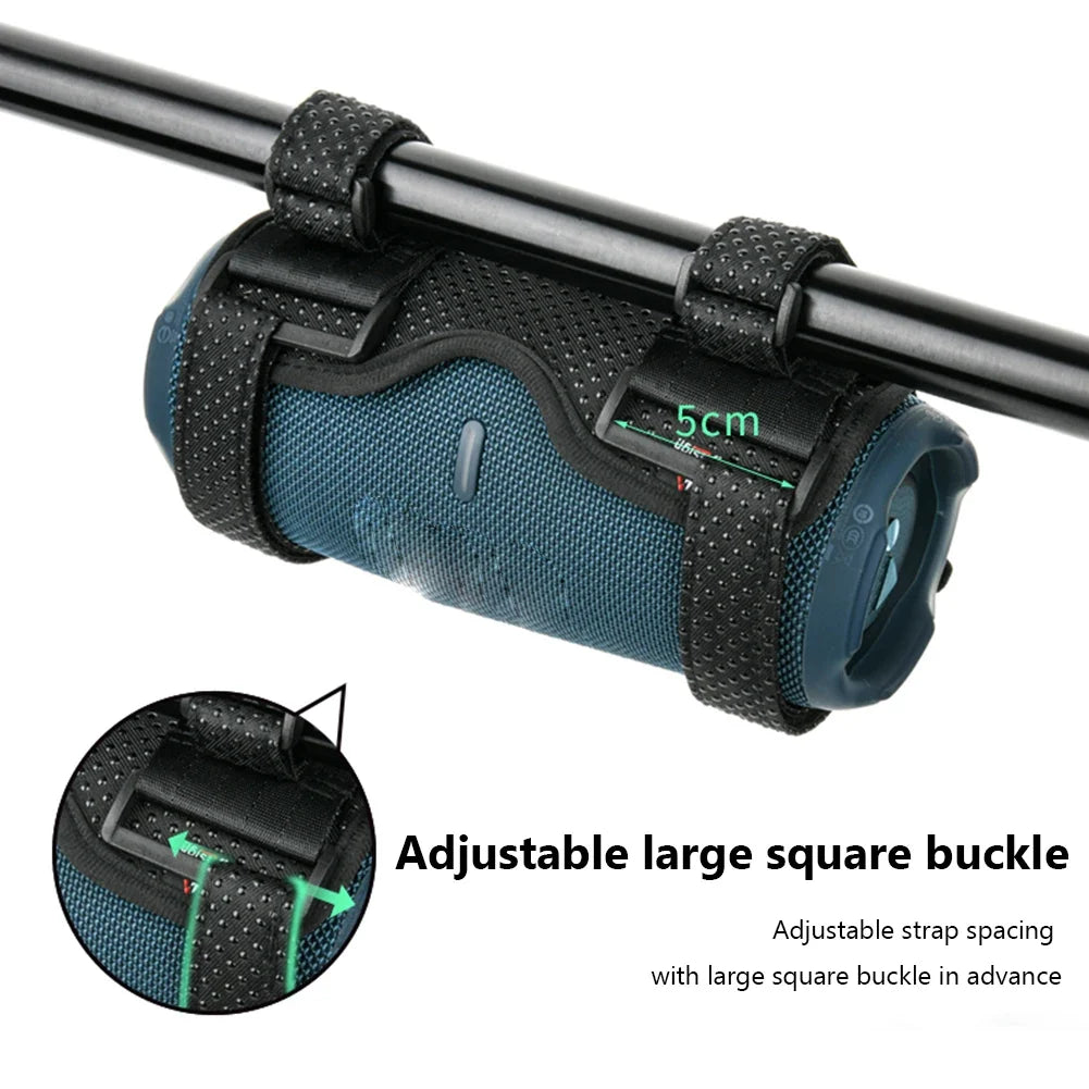 Adjustable Speaker Holder Mount - Bike, Golf Cart & Boat Railing Bracket for JBL Flip 5, Flip 6 & Charge 5