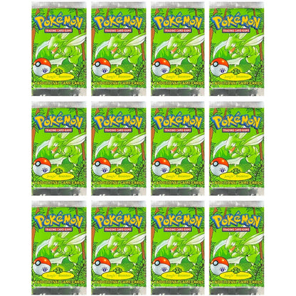 Pokémon Booster Packs Base Fossil Jungle - 11 Cards Per Pack & 36 Pack Booster Box Proxy Game Cards Collection