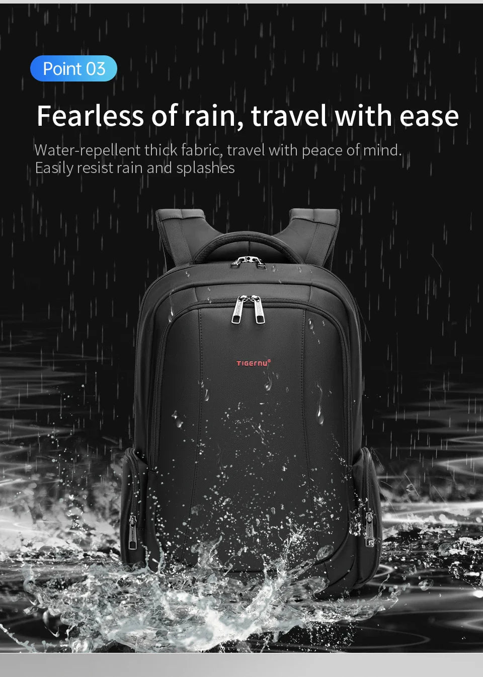 Lifetime Warranty Men’s Laptop Backpack – Anti-Theft Travel & School Bag for 14-17.3 Inch Laptops, Male Knapsack