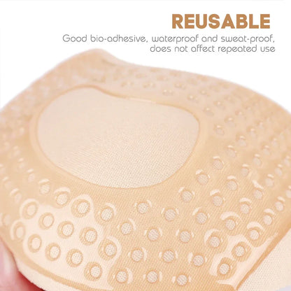 Invisible Strapless Adhesive Push-Up Bra – Seamless Silicone Stick-On Bralette with Nipple Covers Women’s Lingerie Underwear Support Bra