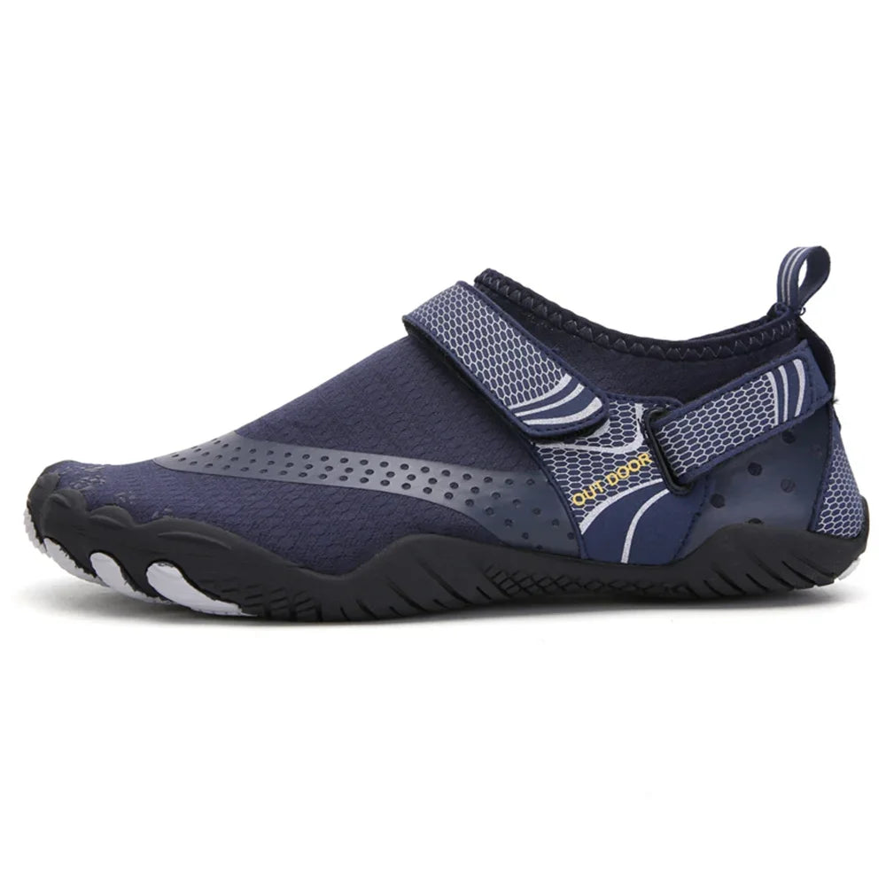 Men & Women Five-Finger Water Shoes – Quick-Dry Non-Slip Barefoot Aqua Sneakers for Swimming & Outdoor