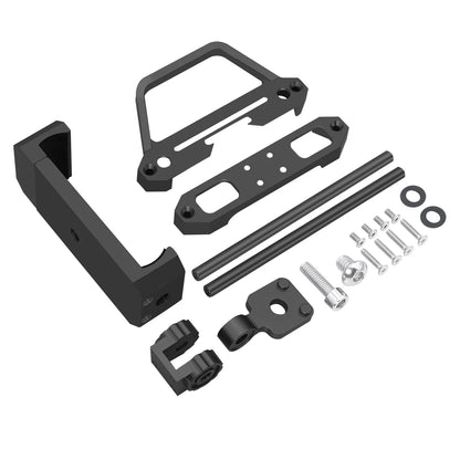 Aluminum Protector Frame Bracket with Phone Mount Holder for Flysky Noble NB4 Pro, NB4 Lite, NB4+ Radio Transmitter   2/2