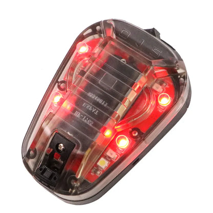 BOOIU Tactical Helmet Light – LED IR/Strobe IFF Signal Flashlight for Outdoor Sports and Survival
