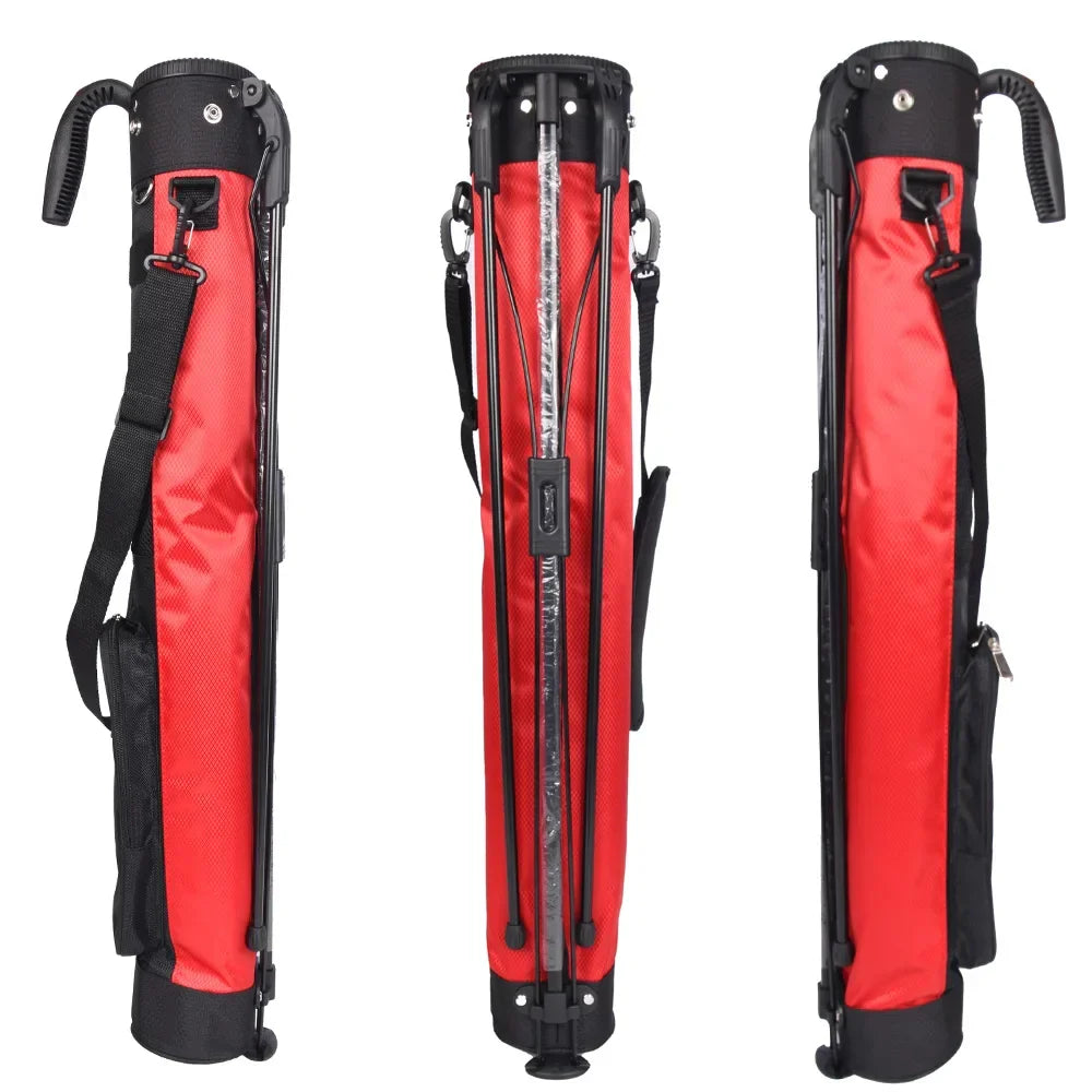 Lightweight Golf Club Bag with Bracket – Waterproof Golf Stand Carry Bag, Golf Gun Rack