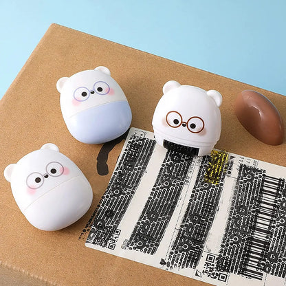 Portable Data Protection Roller Stamp: Messy Code Privacy Confidential Guard for Security Seal Against Data Theft