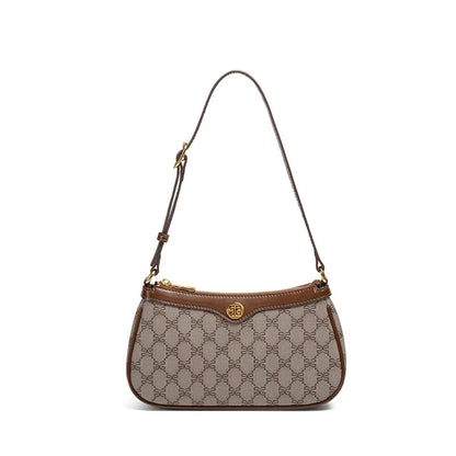 Trendy Floral Women’s Shoulder Bag – Small Square PVC Crossbody Bag for Commuting & Hip Hop Style
