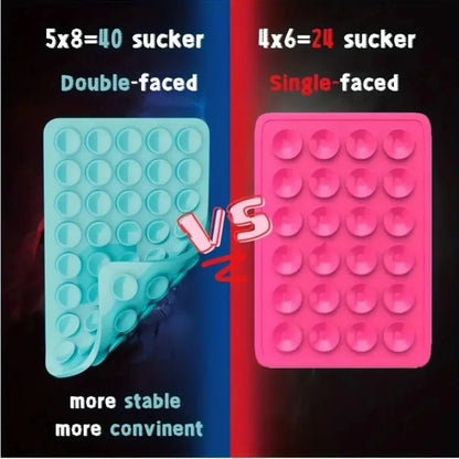 Silicone Suction Cup Phone Case Mount – Non-Slip Flexible Phone Holder Stand for Selfies, Videos & Hands-Free Use