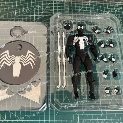 Original Mess Toys Spider Figure – Black Suit & Scarlet Spider Kaine Parker Action Figure