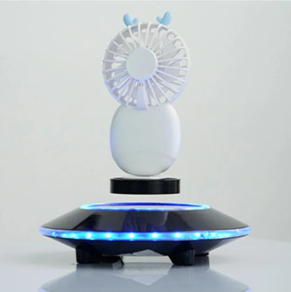 Magnetic Levitation Advertising Display – Creative Handheld Ornament with Wukong Black Myth Doll & Glasses