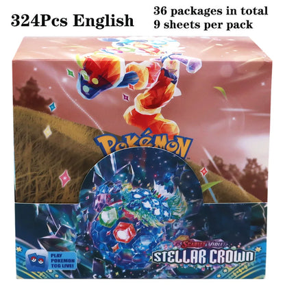 324pcs Pokemon TCG Booster Box - Sword & Shield Fusion Strike Trading Card Packs Display Set with 36 Booster Packs
