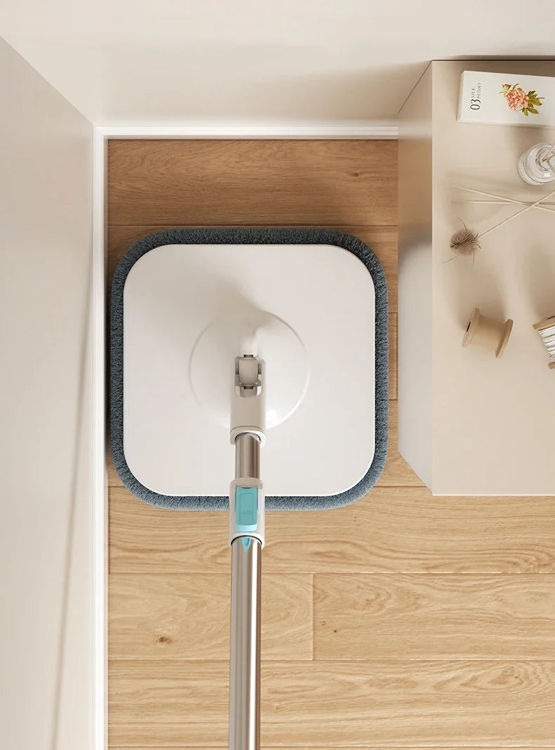 360° Spin Squeeze Mop for Floor Cleaning | Easy-Drain Household Mop with Handle | Home Cleaning Broom & Mop Tool Set