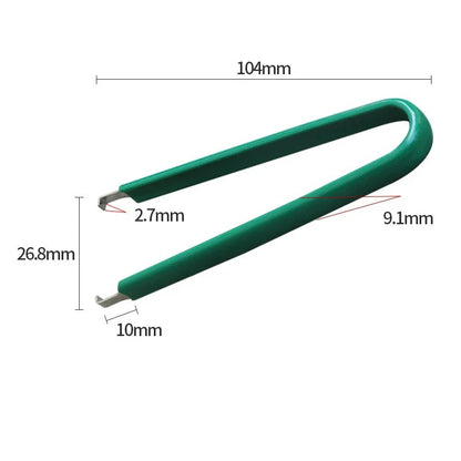Car Fuse Puller Tool - Mini Plastic and Metal Fuse Extractor for Auto, Van and Vehicle Fuse Removal
