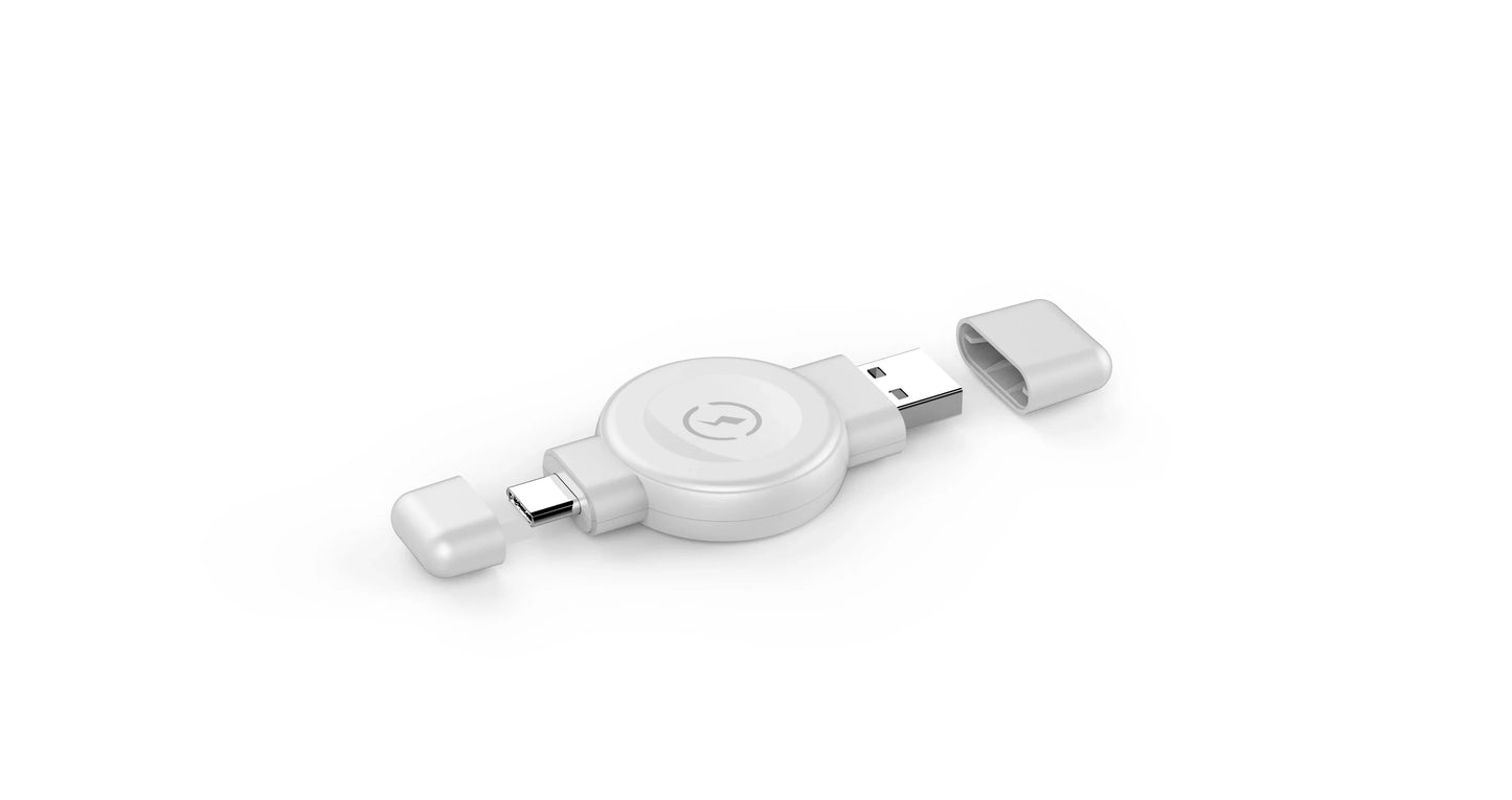 2-in-1 Magnetic Wireless Watch Charger – Fast Charging Dock for Apple Watch 9–3 & Samsung Galaxy Watch 6/5/4/3/Active Series Stand Accessory