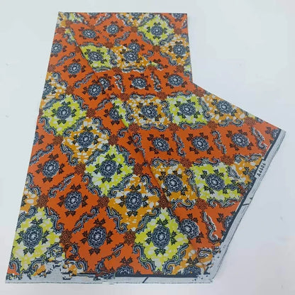 African Ankara Wax Print Fabric - 100% Cotton Batik Patchwork Sewing Material for Dresses & Crafts