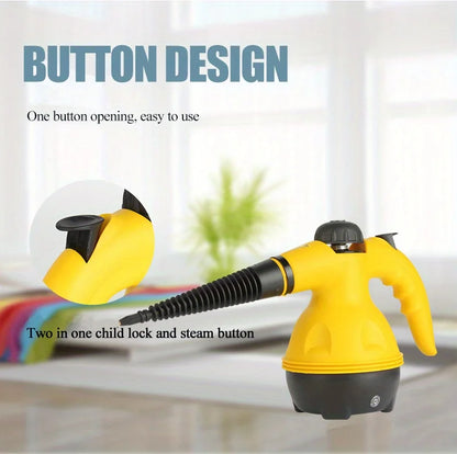 Handheld Electric Steam Cleaner – High Temperature Sterilization for Air Conditioning, Kitchen Hood & Car Cleaning, EU/US Plug