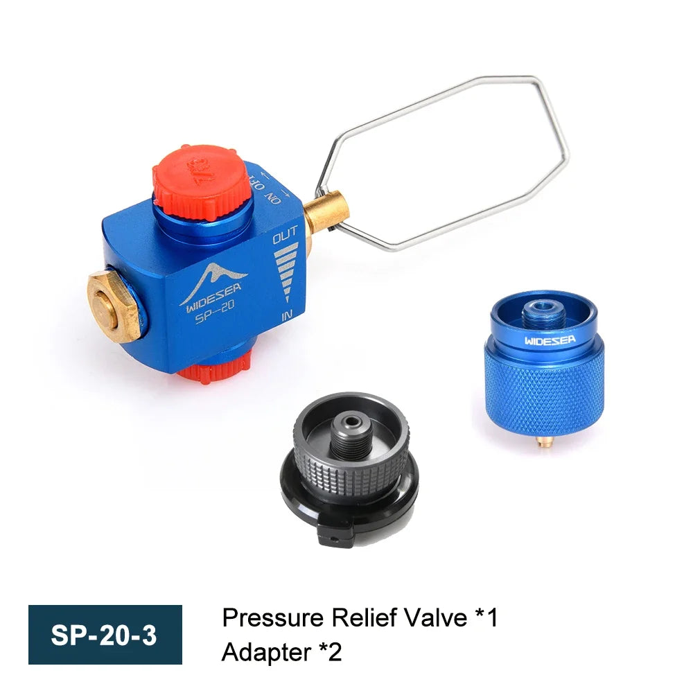 Widesea Camping Stove Propane Refill Adapter - LPG Butane Gas Filling Saver for Camping Stoves & Cylinders