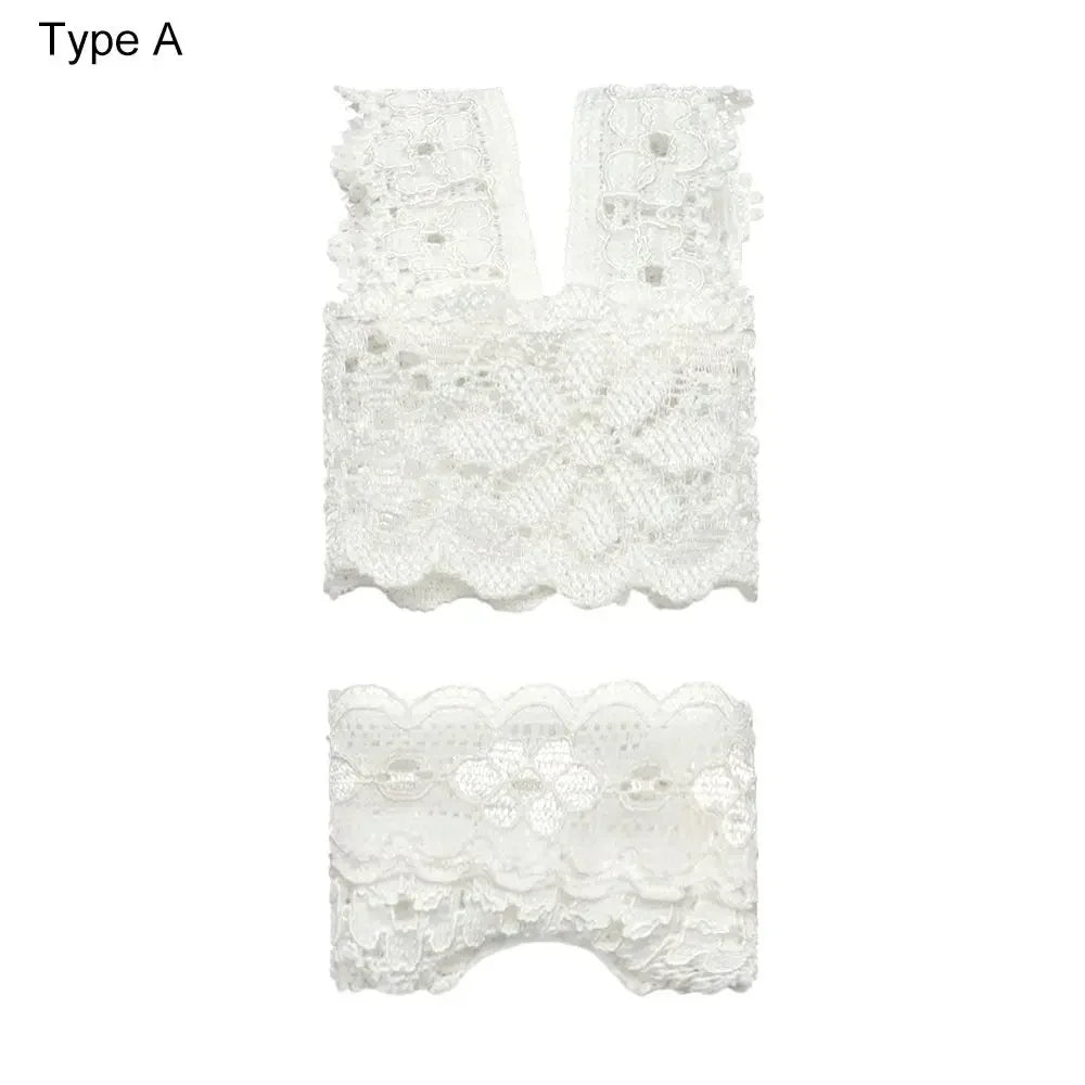 Soft Lace Underwear Set for 30CM 1/6 Dolls – Bra & Briefs for Blythe BJD Dollhouse Kids Toy