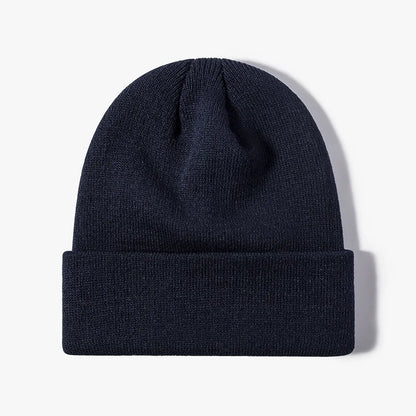 Winter Knit Beanie Hat - Warm Stretch Skull Cap for Boys Girls Adults in Black White Blue Pink & More Colors