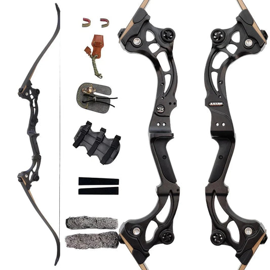 JUNXING F163 Recurve Bow - 64 Inch Takedown Archery Bow for Professional Training & Target Shooting