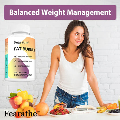 Fat Burning Capsules – Appetite Control, Metabolism Boost & Weight Maintenance Supplement