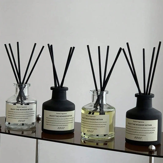 50ml Aromatherapy Freesia Jasmine Reed Diffuser – Flameless Essential Oil Room Air Freshener