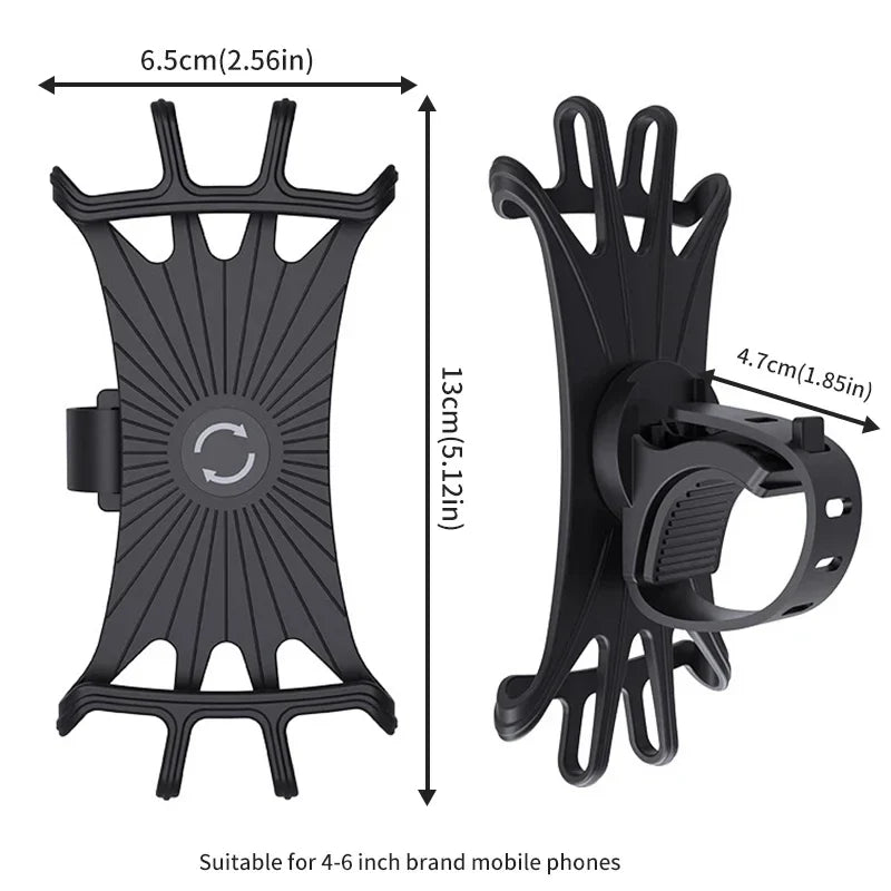 Universal Baby Stroller Phone Holder - 360° Rotating Mobile Mount for Prams, Carts, iPhone, GPS & Smartphones