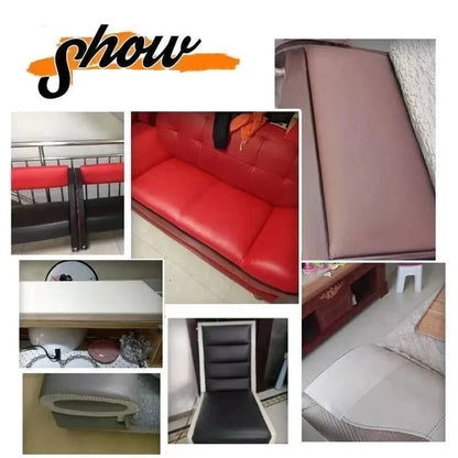 300x50cm Black Self-Adhesive Leather Upholstery Patch – Car Seat, Sofa & Chair Repair Sticker for Holes