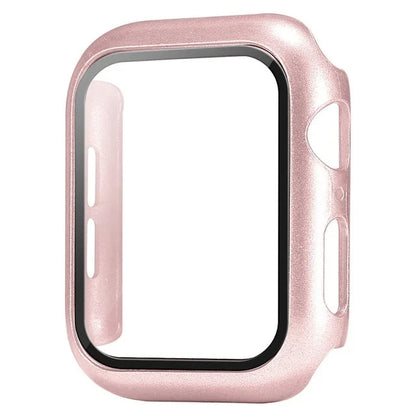 Apple Watch Glass Case Cover - Full Screen Protector for Series 9, 8, 7, 6, SE & iWatch 38mm-45mm