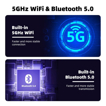 EKIY 2-in-1 Wireless CarPlay & Android Auto Adapter — AI Smart Box for Cars with Wired CarPlay Support