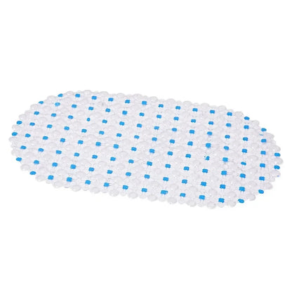PVC Anti-Slip Bath Mat with Suction Cups – Soft Massage Shower Mat for Home Bathroom Safety