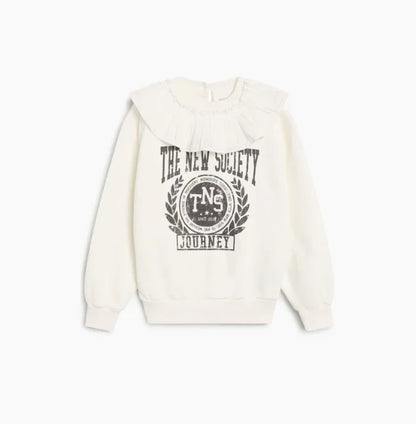 TNS Style Cotton Sweatshirt - Trendy 2026 Casual Pullover Top for Boys and Girls